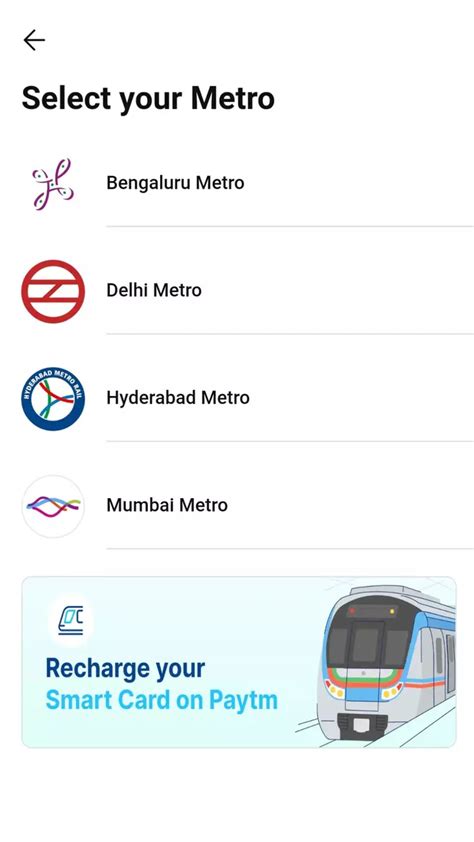 how to recharge metro smart card with paytm|Paytm metro card recharge.